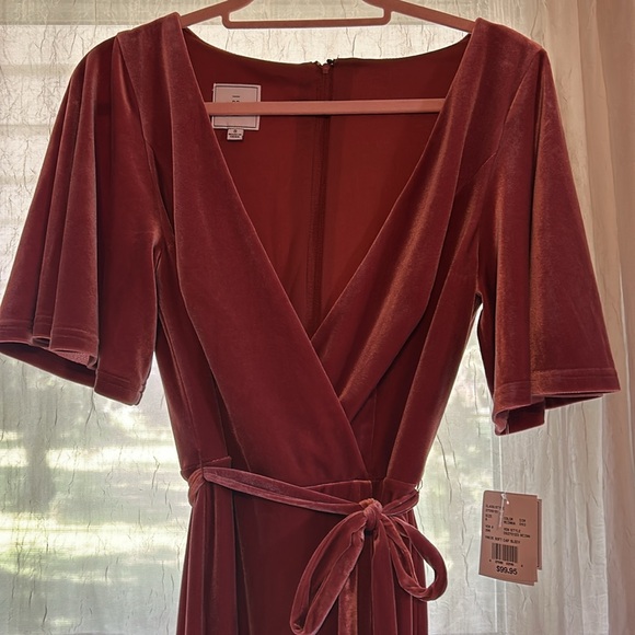 NWT DB Studio Velvet Dress - Picture 2 of 5